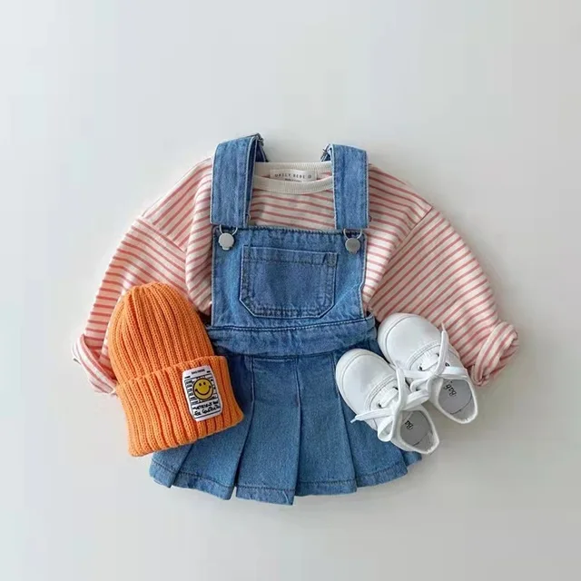 Denim plaids overalls