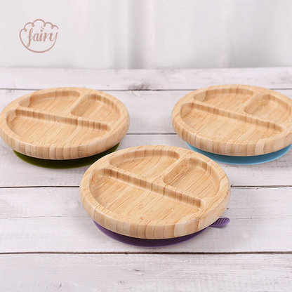 Eco friendly bamboo dinner plate