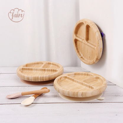 Eco friendly bamboo dinner plate
