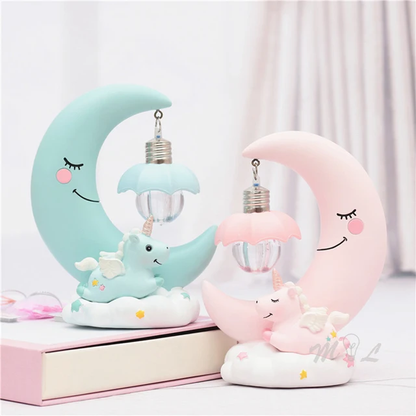 Unicorns lamps.