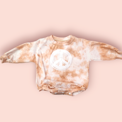 Tiedye peace rompers