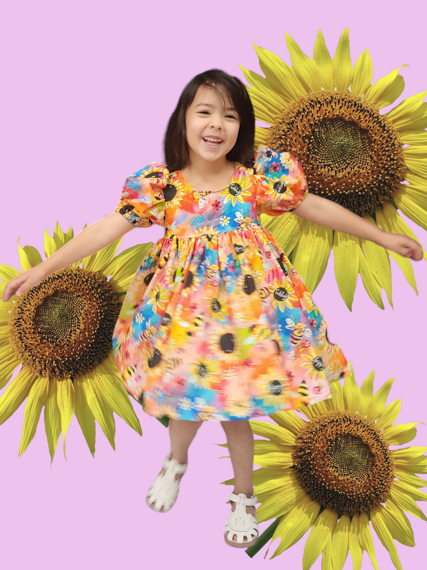 Sunshine bloom dress.