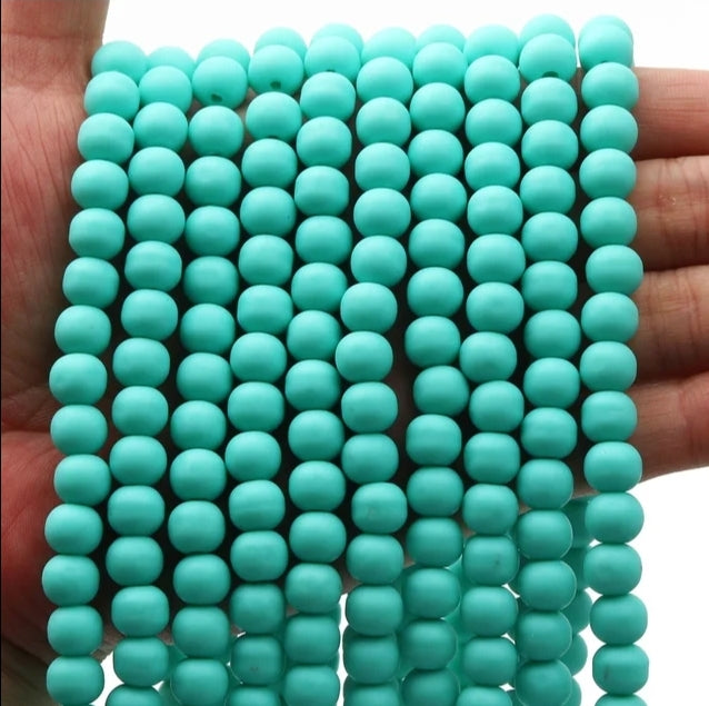 Clay beads necklaces.