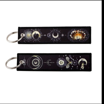 Handmade boho key rings.