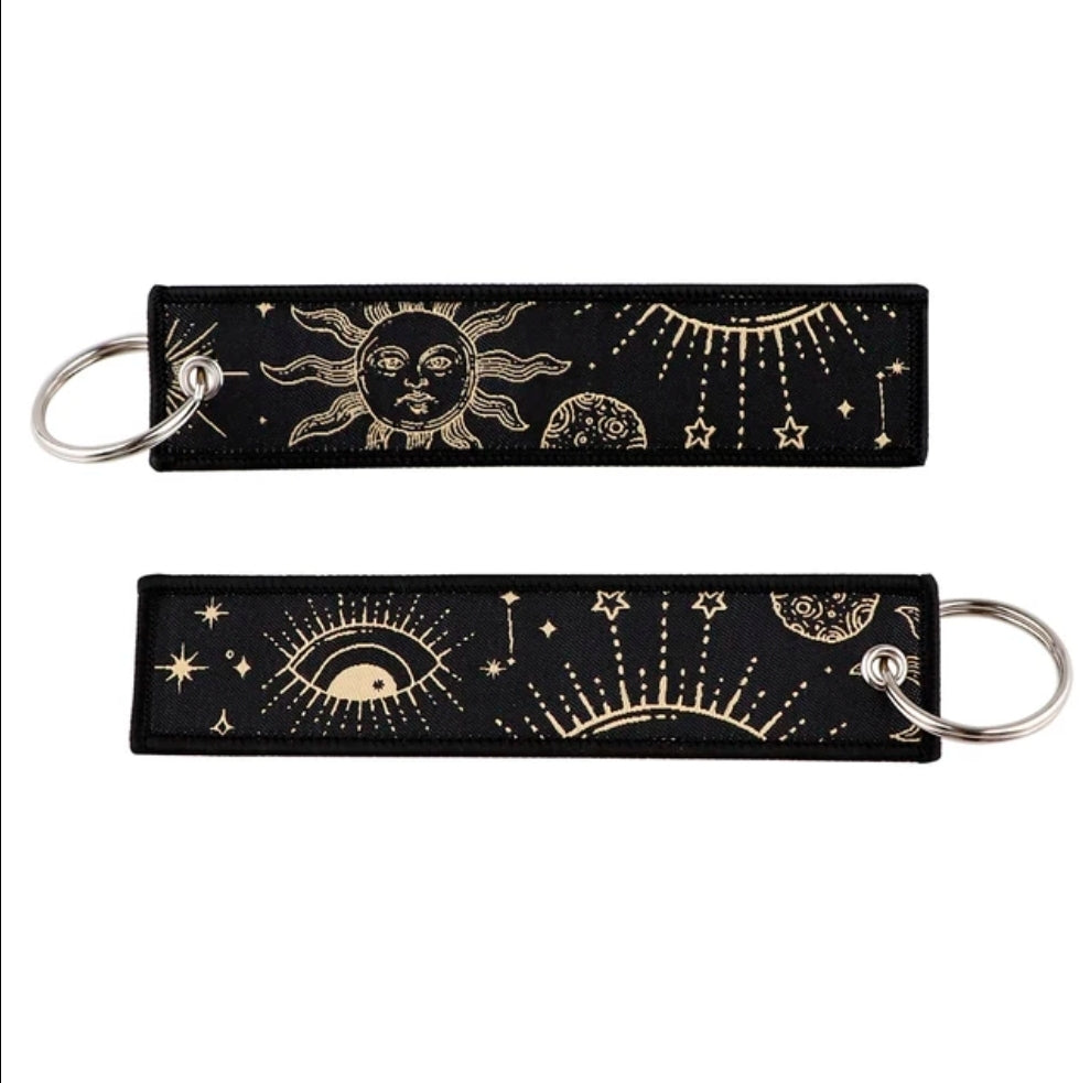 Handmade boho key rings.