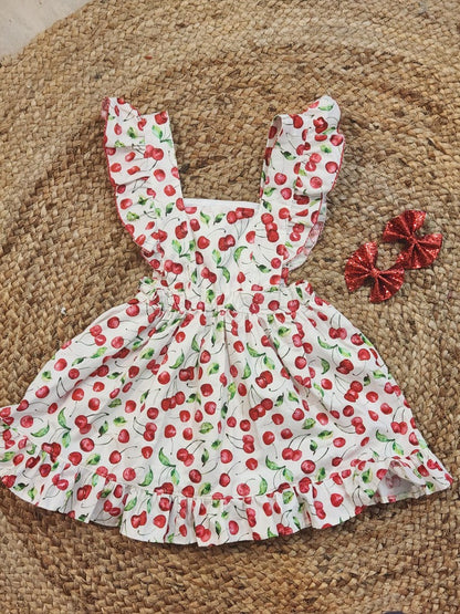 Cherries Christmas dress.