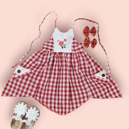 Classic gingham dress.