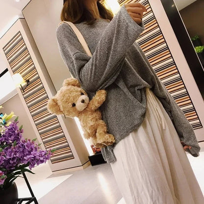 Teddy cuddly bag