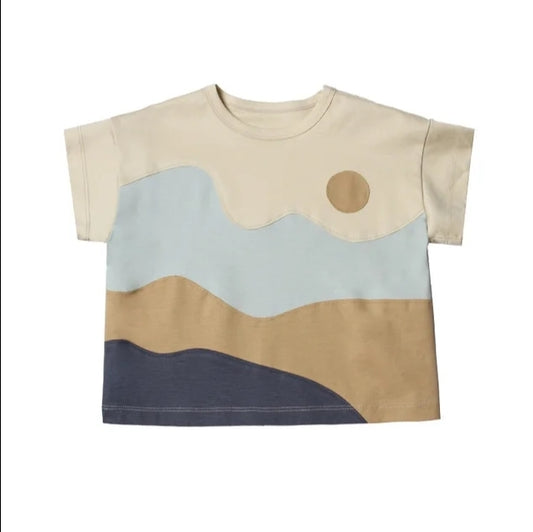 Mountain and sun T.