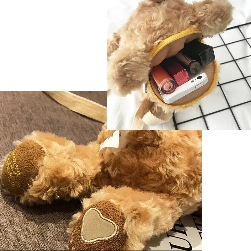Teddy cuddly bag